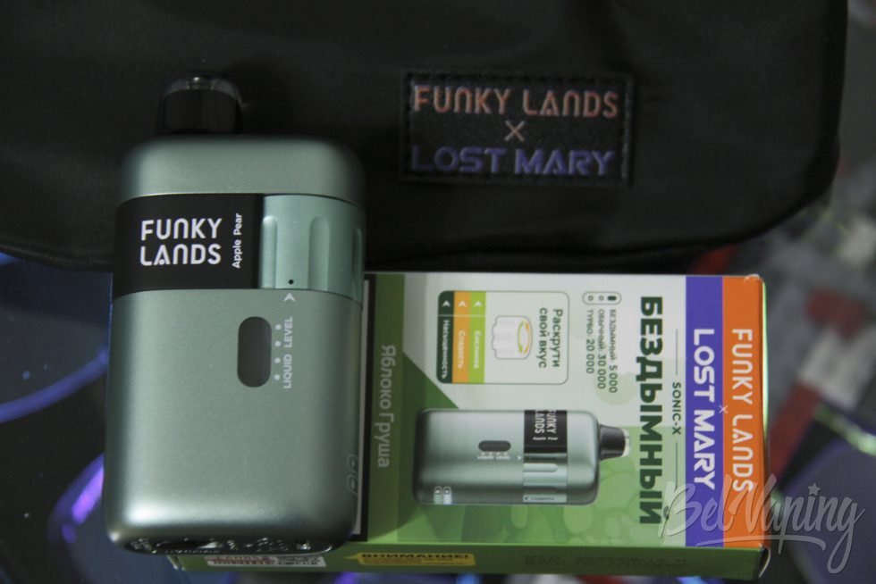 Одноразка Funky Lands X Lost Mary Sonic-X 30000 Apple Pear