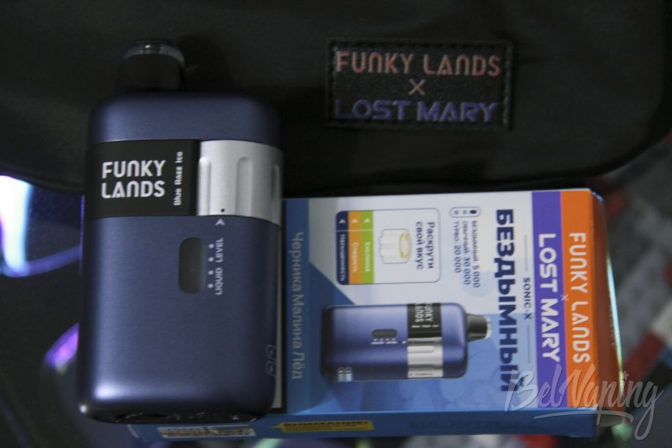 Одноразка Funky Lands X Lost Mary Sonic-X 30000 Blue Razz Ice