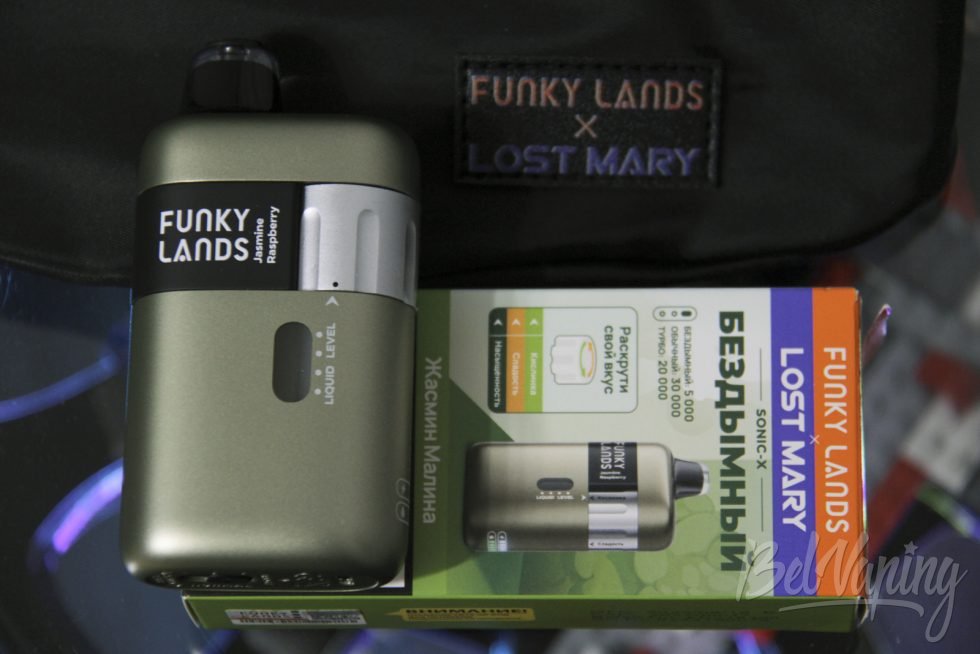 Одноразка Funky Lands X Lost Mary Sonic-X 30000 Jasmine Raspberry