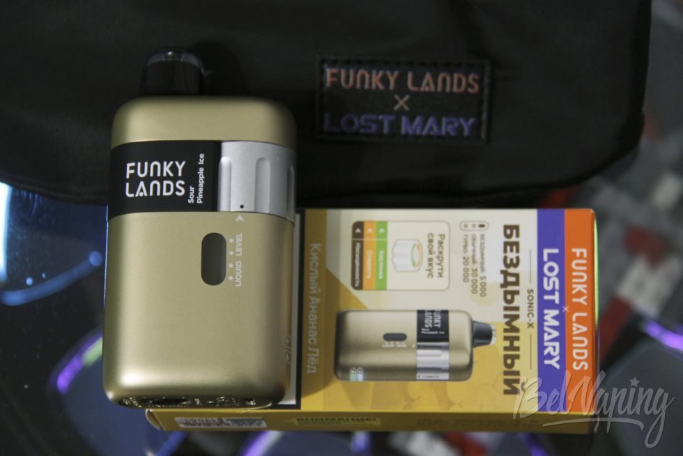 Одноразка Funky Lands X Lost Mary Sonic-X 30000 Sour Pineapple Ice