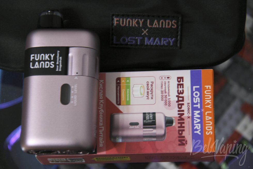 Одноразка Funky Lands X Lost Mary Sonic-X 30000 Strawberry Dragonfruit