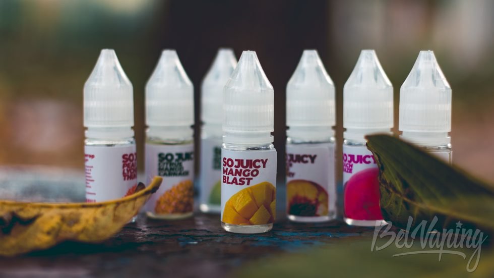 GOSMOKE.RU обзор ароматизаторов SO JUICY флаконы 1