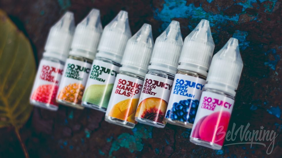 GOSMOKE.RU обзор ароматизаторов SO JUICY флаконы 3