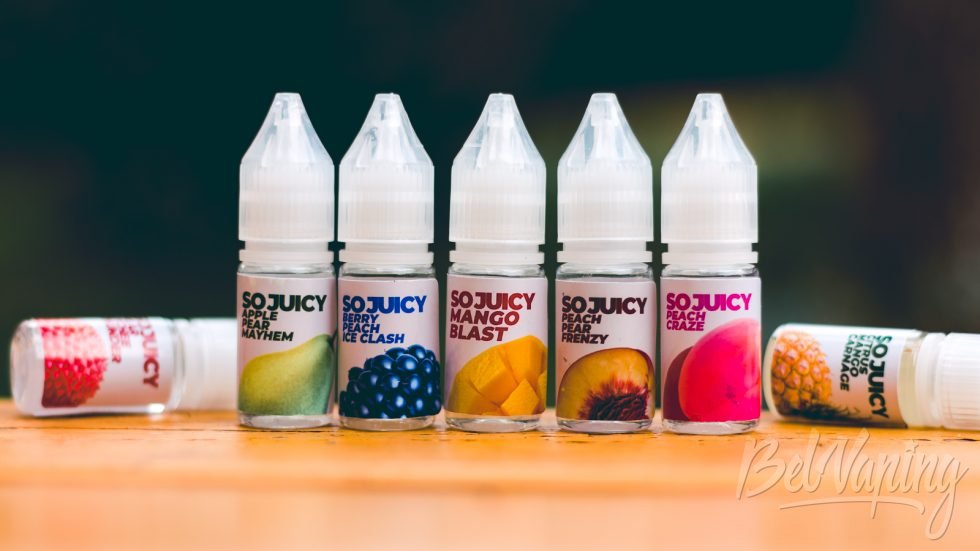GOSMOKE.RU обзор ароматизаторов SO JUICY флаконы 5
