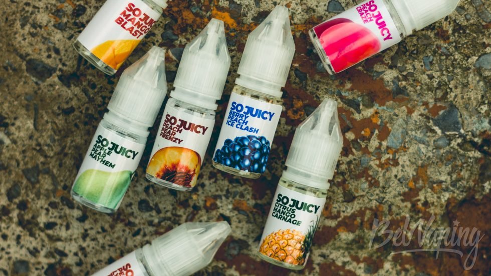 GOSMOKE.RU обзор ароматизаторов SO JUICY флаконы 7