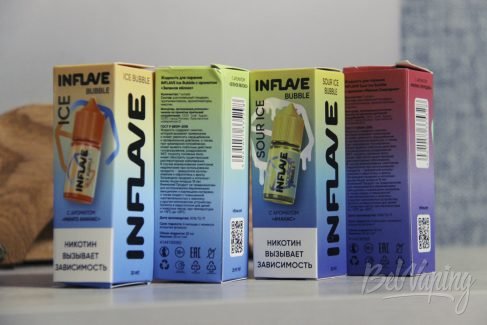 Упаковка жидкостей Inflave Ice Bubble и Inflave Sour Ice Bubble