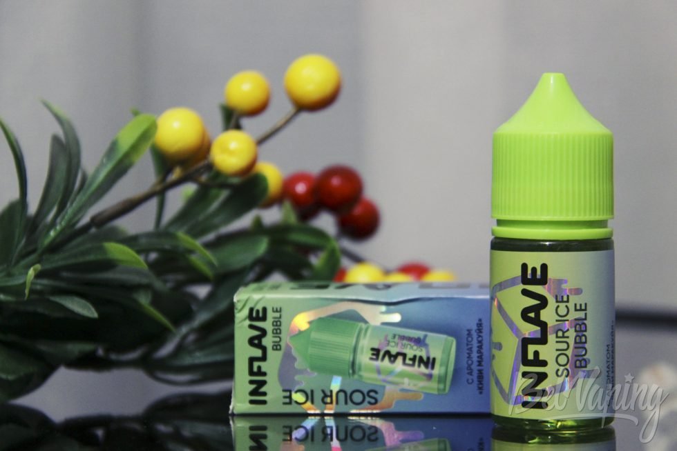 Жидкость Inflave Sour Ice Bubble Киви-маракуйя