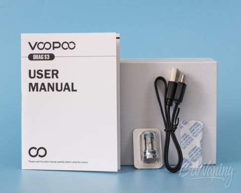 Обзор пода VOOPOO DRAG S3 - комплект поставки