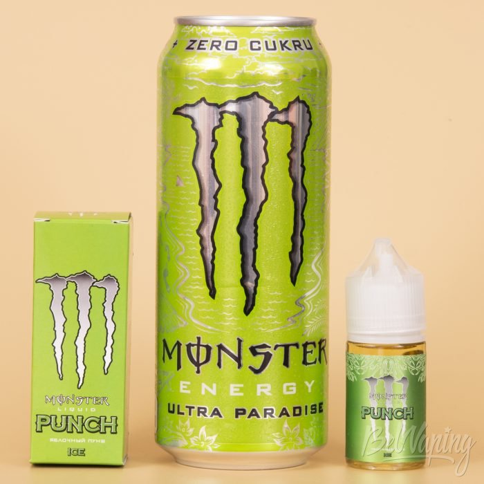 Обзор жидкостей MONSTER - вкус ЯБЛОЧНЫЙ ПУНШ