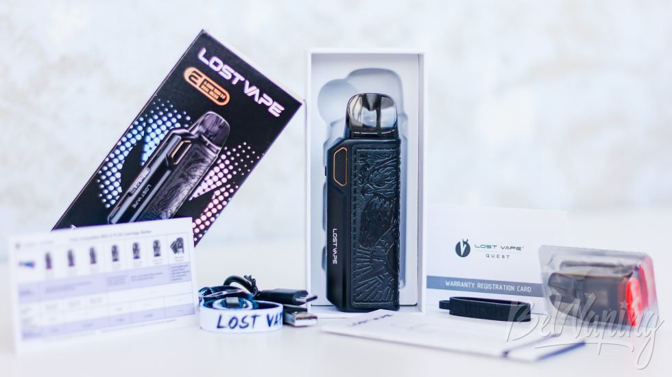 Lost Vape обзор пода Thelema Elite DM45 комплект
