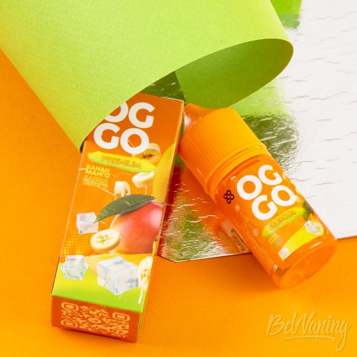 Обзор новых миксов OGGO PREMIUM - вкус БАНАН МАНГО