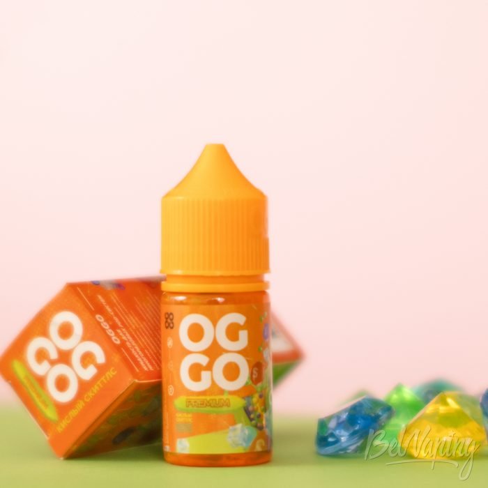 Обзор новых жидкостей OGGO PREMIUM - вкус КИСЛЫЙ СКИТЛЗ