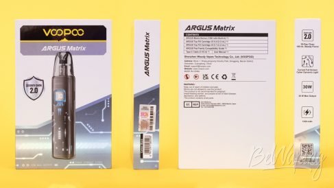 Обзор подика ARGUS MATRIX от VOOPOO - упаковка