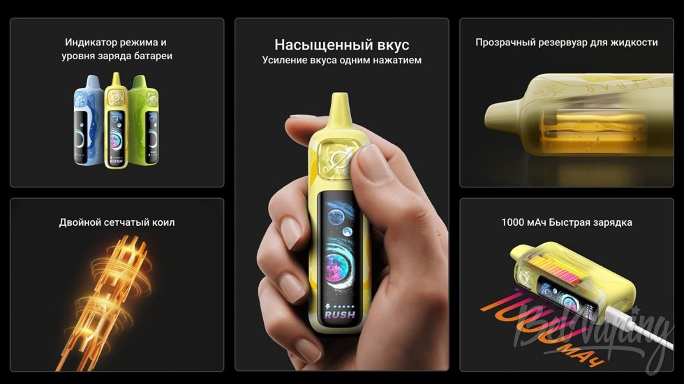 Одноразки LUSH KING от Elfbar