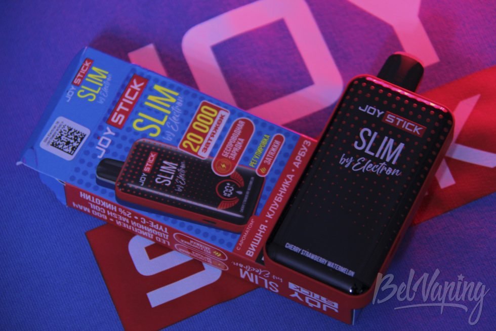 Одноразка Joystick Slim by Electron 20000 Cherry Strawberry Watermelon