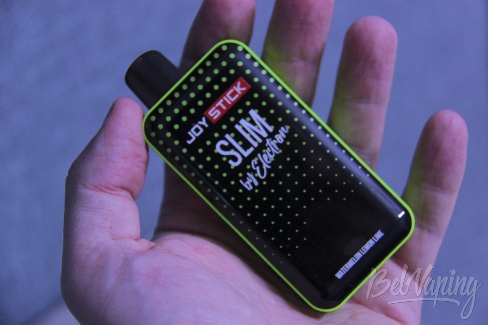Размеры Joystick Slim by Electron 20000 в руке