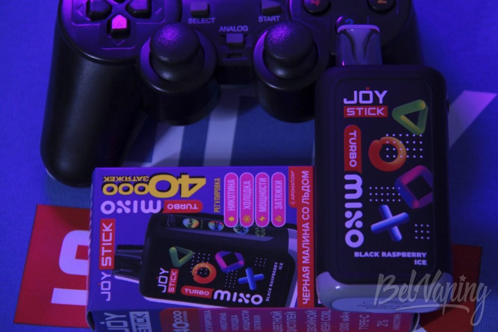 Одноразка Joystick Turbo Mixo 40000 Black Raspberry Ice