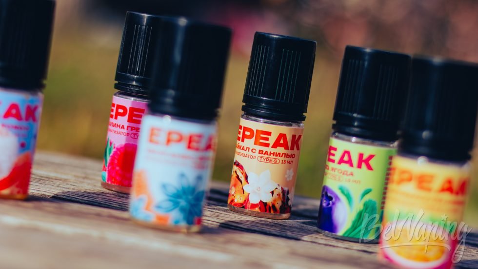 GOSMOKE.RU обзор аромамиксов EPEAK флаконы 3