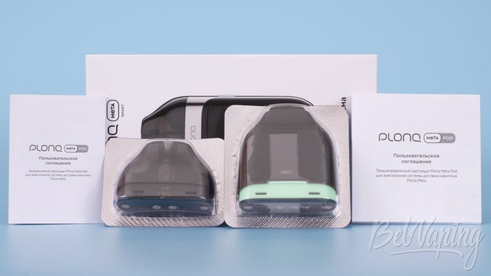 Обзор подика PLONQ META SMART - картриджи