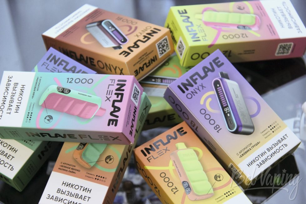 Новые вкусы одноразок Inflave Flex и Inflave Onyx
