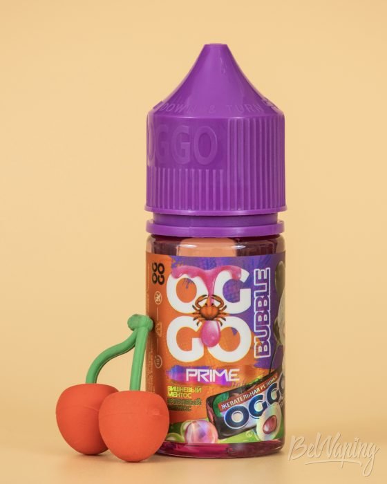 Обзор жидкостей OGGO BUBBLE - вкус ВИШНËВЫЙ МЕНТОС