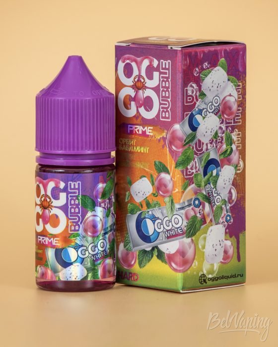 Обзор жидкостей OGGO BUBBLE - вкус ОРБИТ БАБЛМИНТ