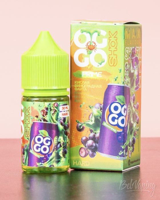 Обзор жидкостей OGGO PRIME SHOK - вкус КИСЛАЯ ВИНОГРАДНАЯ ФАНТА