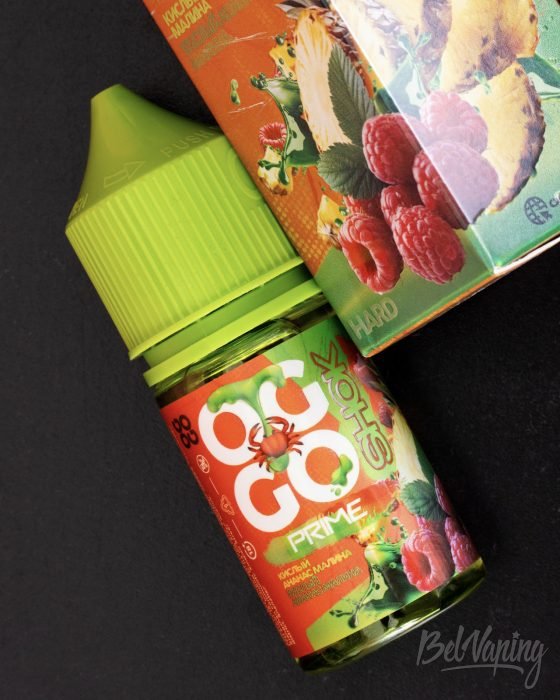 Обзор жидкостей OGGO PRIME SHOK - вкус КИСЛЫЙ АНАНАС МАЛИНА