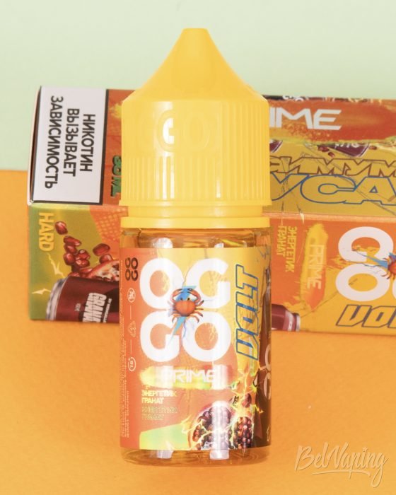 Обзор жидкостей OGGO PRIME VOLT - вкус ЭНЕРГЕТИК ГРАНАТ