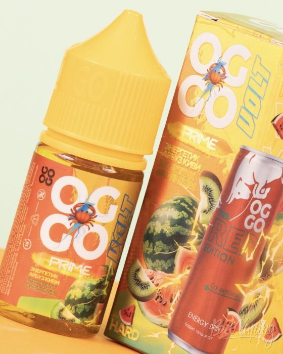 Обзор жидкостей OGGO PRIME VOLT - вкус ЭНЕРГЕТИК АРБУЗ КИВИ