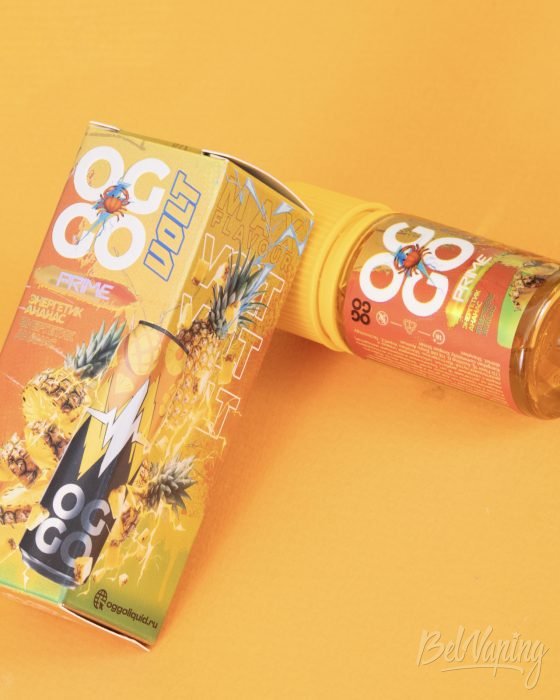 Обзор жидкостей OGGO PRIME VOLT - вкус ЭНЕРГЕТИК АНАНАС