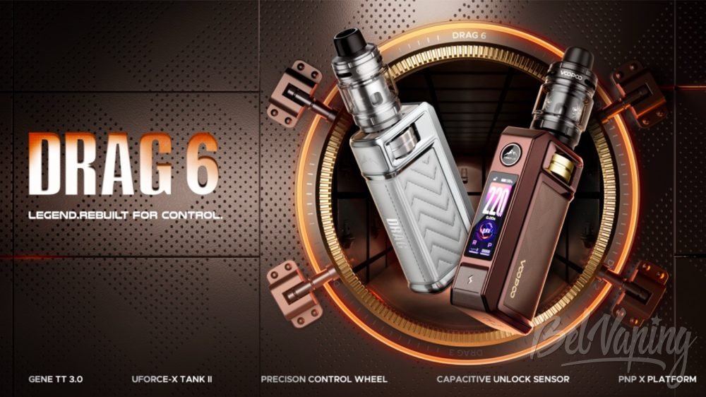 Voopoo DRAG 6 — возрождение легенды
