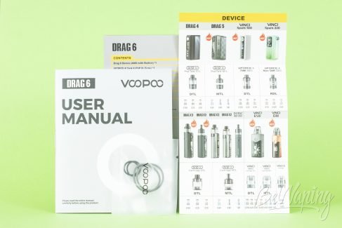Обзор DRAG 6 kit от VOOPOO - комплект поставки