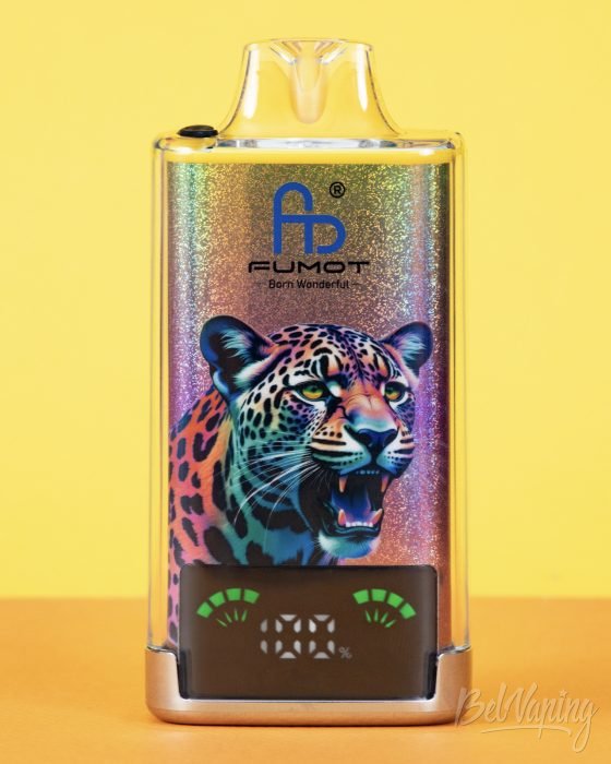 Обзор заправляемых одноразок LEOPARD 40K от FUMOT - индикация