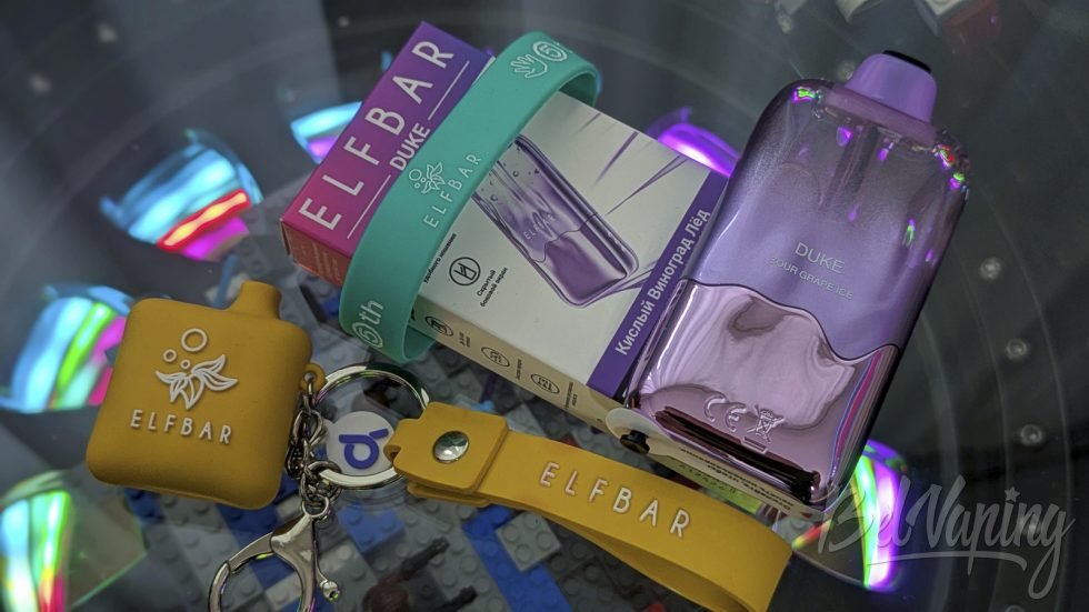 Одноразка Elfbar Duke 20000 Sour Grape Ice