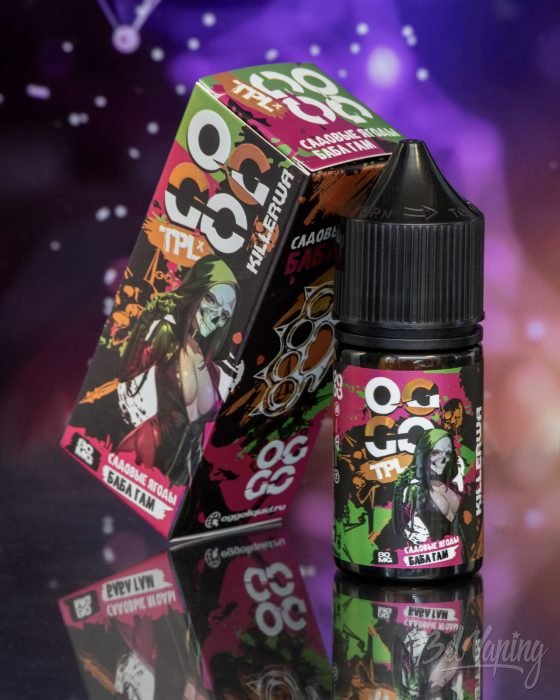 Обзор жидкостей OGGO x TPL KillerWa — вкус САДОВЫЕ ЯГОДЫ БАБЛГАМ