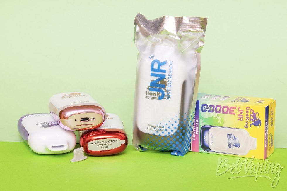 Обзор одноразок JNR LION KING 30000 - упаковка