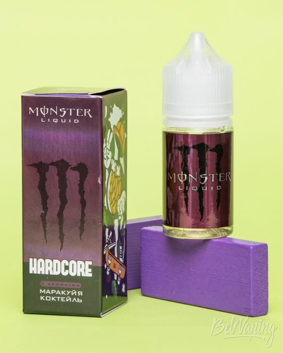 Обзор жидкостей MONSTER LIQUID HARDCORE - вкус МАРАКУЙЯ КОКТЕЙЛЬ