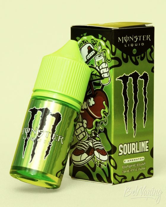 Обзор жидкостей MONSTER SOURLINE - вкус ВИШНЕВЫЙ ЭНЕРГЕТИК