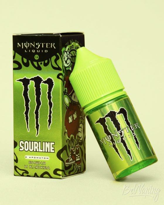 Обзор жидкостей MONSTER SOURLINE - вкус ВИШНЯ И КЛЮКВА