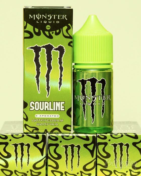 Обзор жидкостей MONSTER SOURLINE - вкус ЦИТРУСОВАЯ ШИПУЧКА