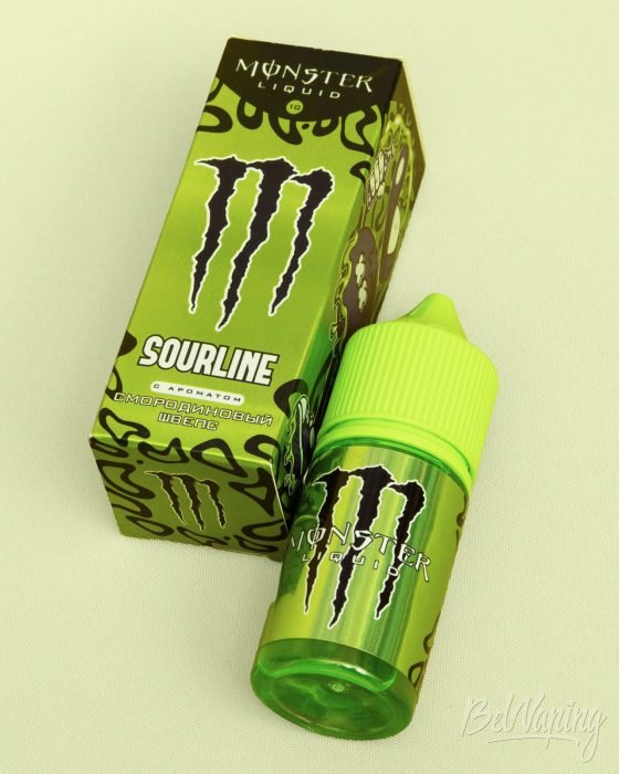 Обзор жидкостей MONSTER SOURLINE - вкус СМОРОДИНОВЫЙ ШВЕПС