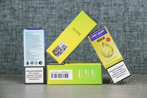 Тара и упаковка жидкостей Lost Mary Nic Salts