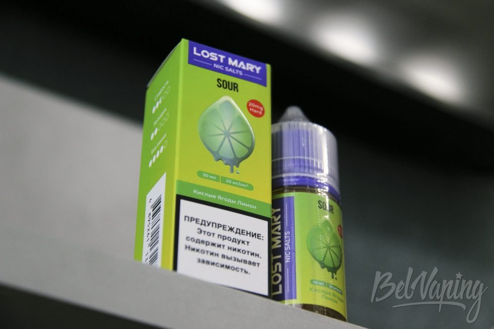 Жидкость Lost Mary Salts Nic (Sour) - Кислые ягоды, лимон