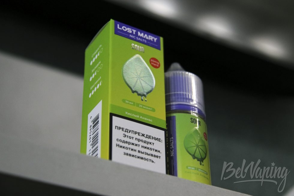 Жидкость Lost Mary Salts Nic (Sour) - Кислый ананас