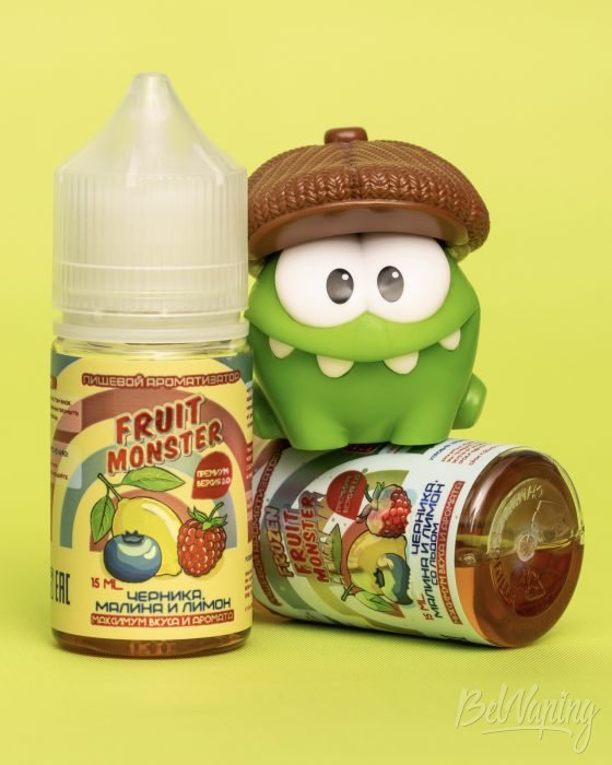 Обзор ароматизаторов FRUIT MONSTER - вкус ЧЕРНИКА МАЛИНА И ЛИМОН