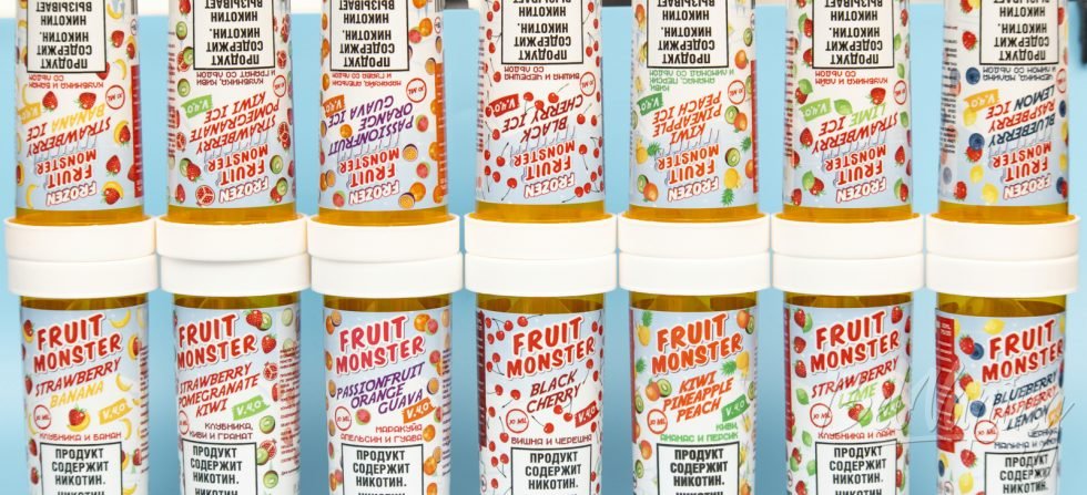 Обзор жидкостей FRUIT MONSTER V4 - обычные и холодные