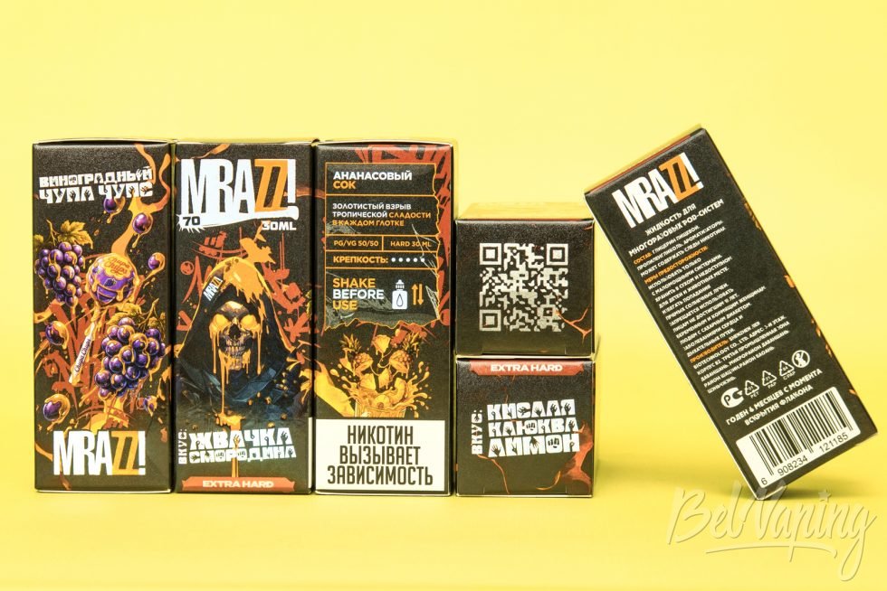 Обзор жидкостей MRAZZ! - упаковка