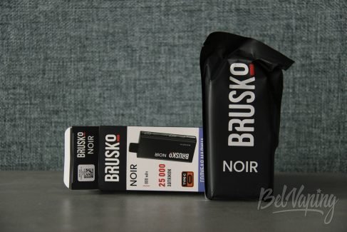 Упаковка одноразок Brusko Noir 25000