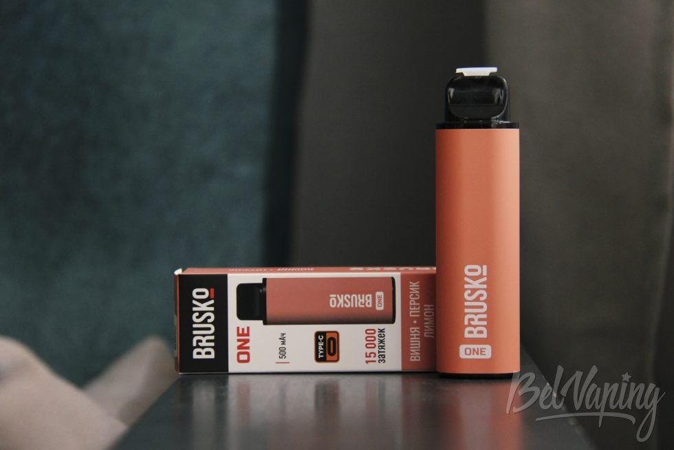 Одноразка Brusko One Cherry Peaches Lemon